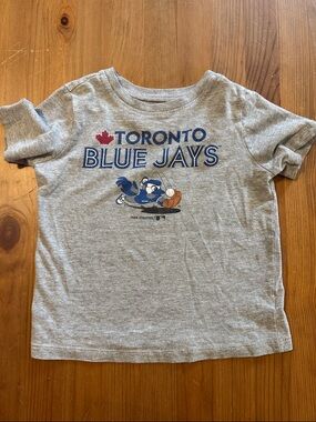 Genuine Merchandise Toronto Blue Jays Gray Kids Tee with Mascot